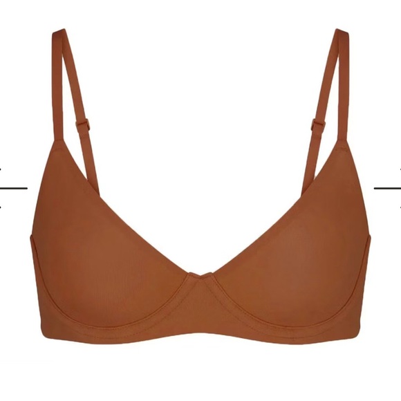 SKIMS Unlined Demi Bronze Bra - Picture 5 of 5